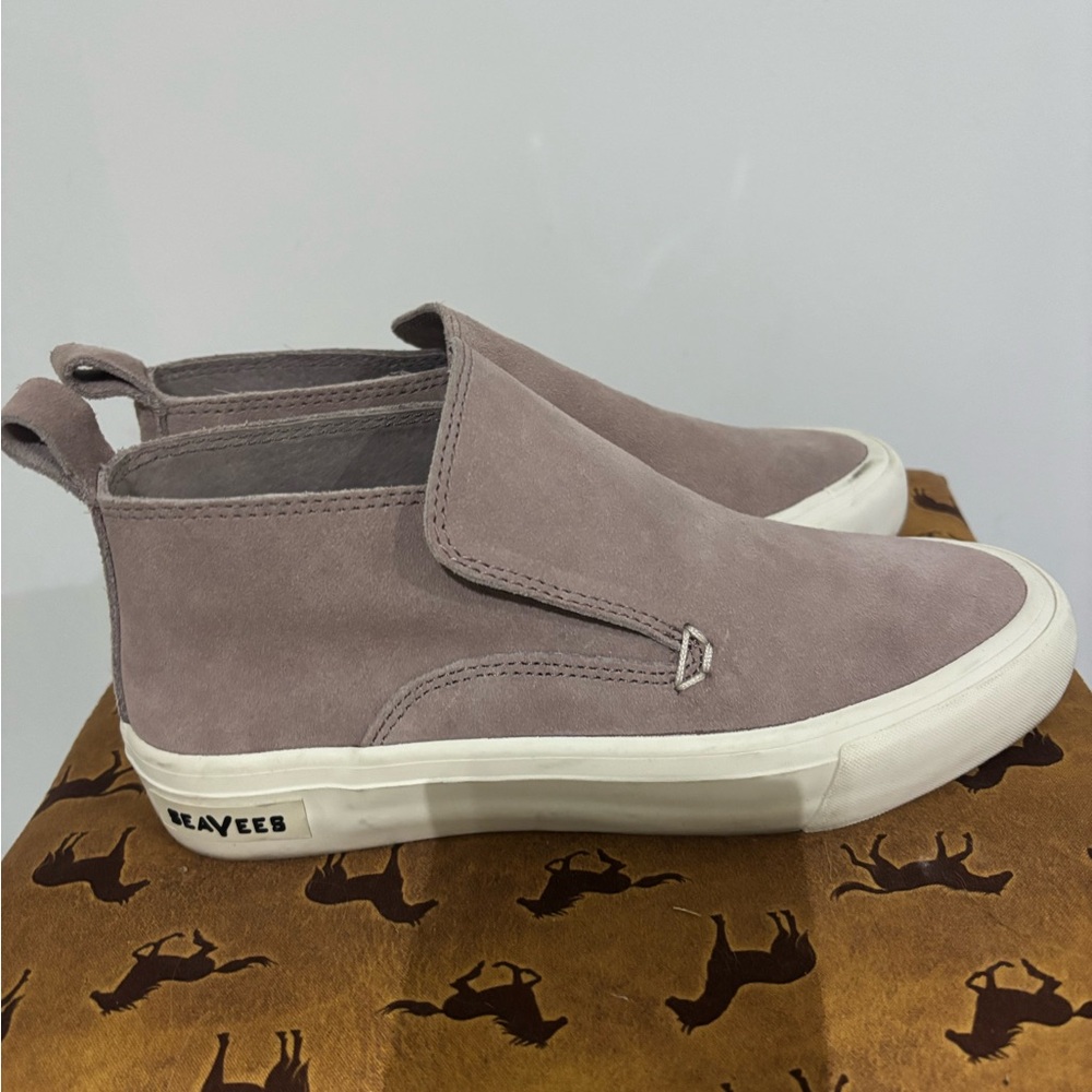 SeaVees Mauve Suede Slip-On Shoes
